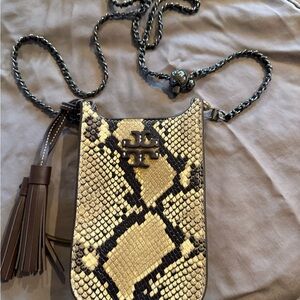 Tory Burch Thea Exotic Cell phone bag